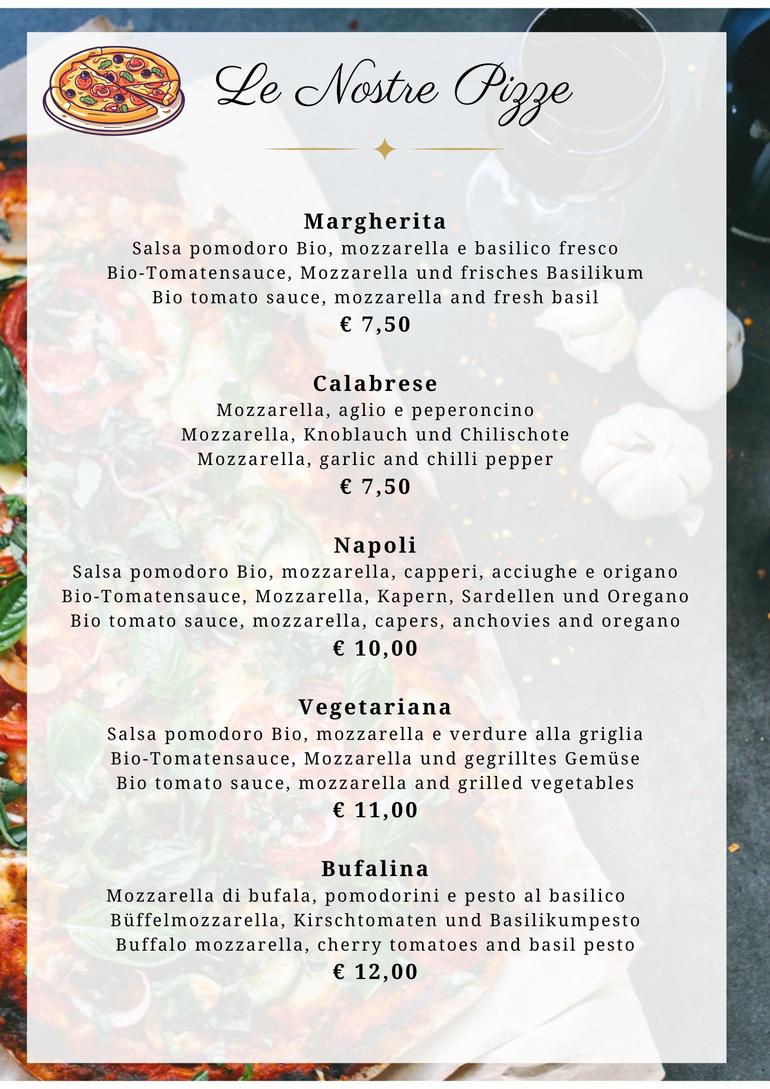 Menu pizze 1
